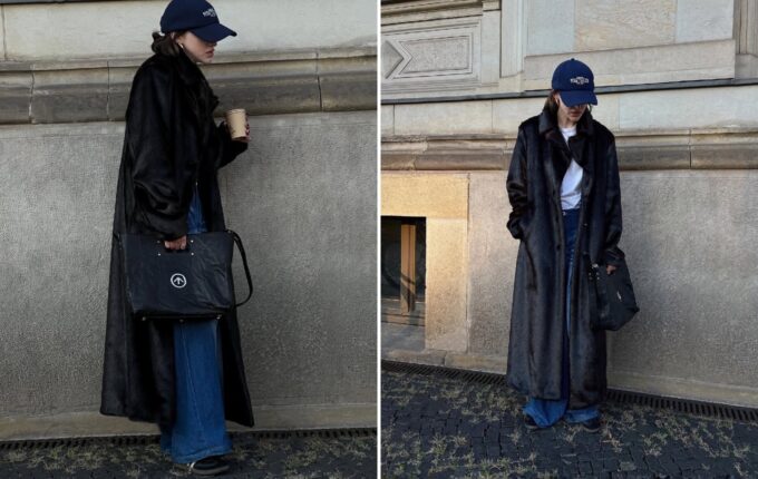 Mango kaput od veštačkog krzna