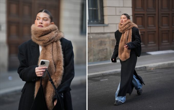 Šal od veštačkog krzna