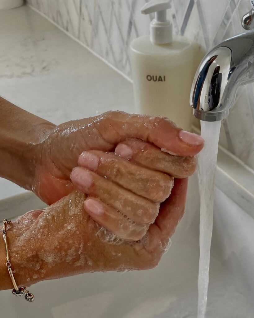Soap nails
