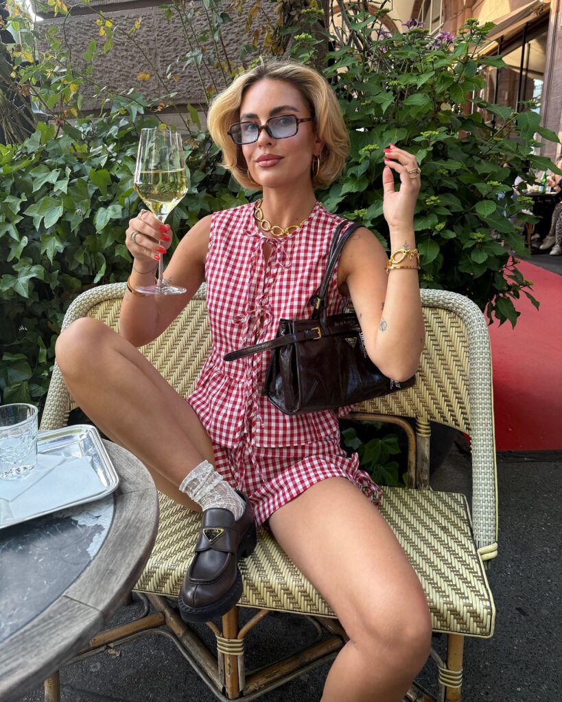 Gingham print